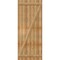 Ekena Millwork Joined Board-n-Batten Shutters w/Z-Bar, Rough Sawn Western Red Cedar, 32 1/4W x 79H, PR RBJ06Z32X079RWR - alternate 2